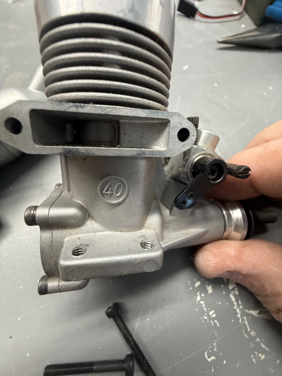 OS Engine MAX 40 FP RC w/Muffler