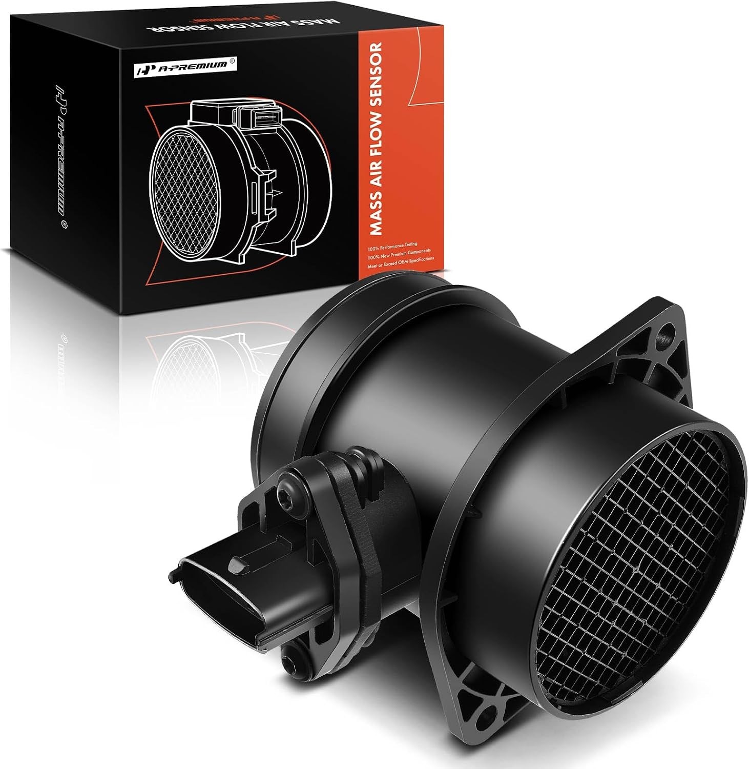 Mass Air Flow Sensor Assembly, 5-Pin Compatible with Volvo S60