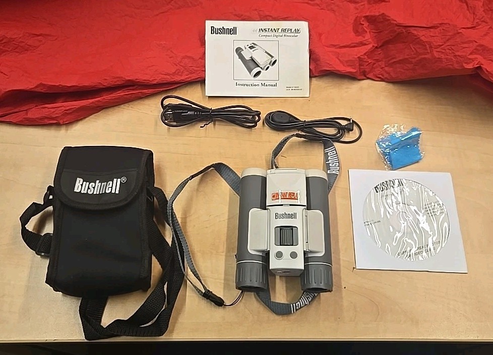 Bushnell Binocular/Digital Camera 8X Magnification Compact 5.0MP TESTED&WORKING