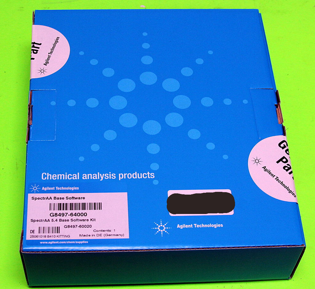 Agilent SpectrAA BASE 5.4 Software Kit G8497-60020
