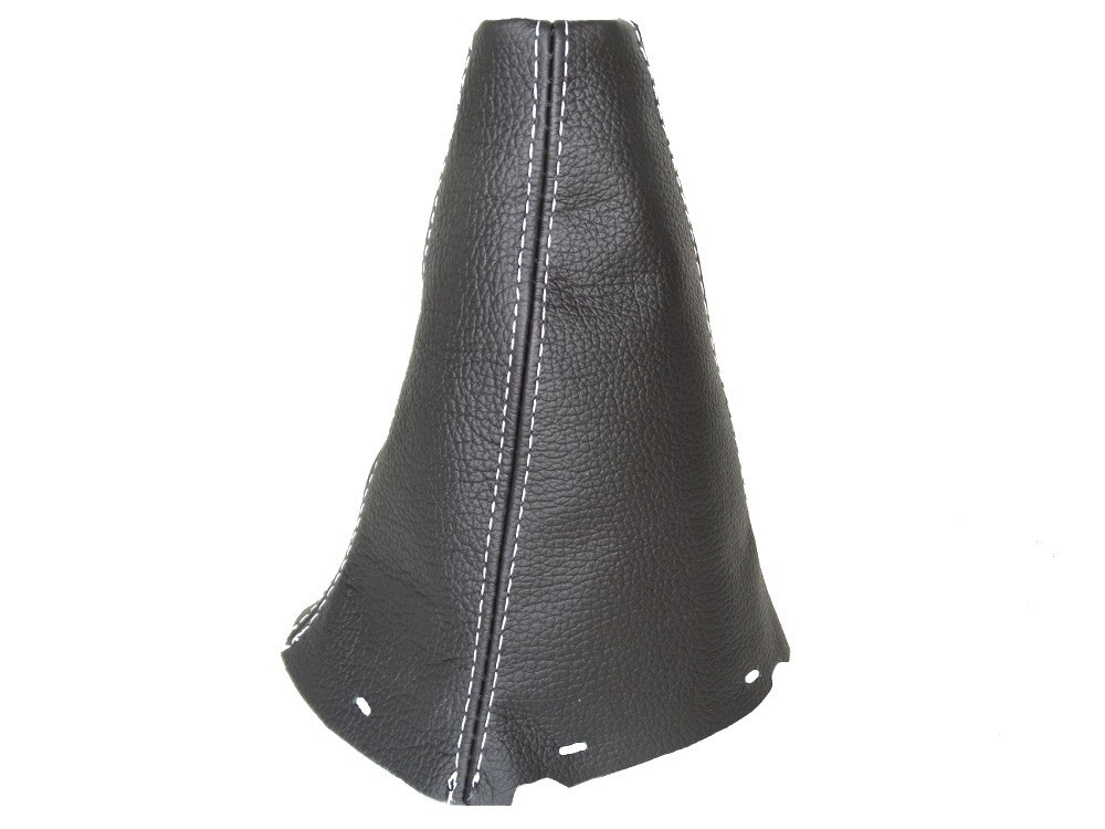 Shift Boot For Toyota Avensis 5 Speed 2003-08 Leather White Stitching