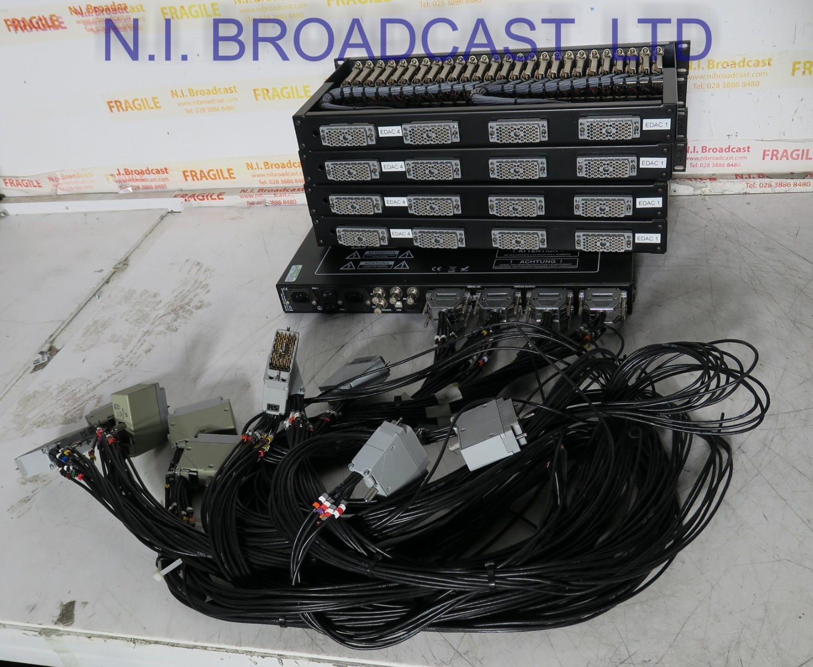 Dotec  Andiamo  32channel madi AD / DA converter with jackfields +cables