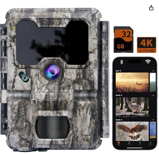 Brand-New, Unboxed Trail Camera WiFi Guardian Pro - Native 4K 32MP UHD Feed