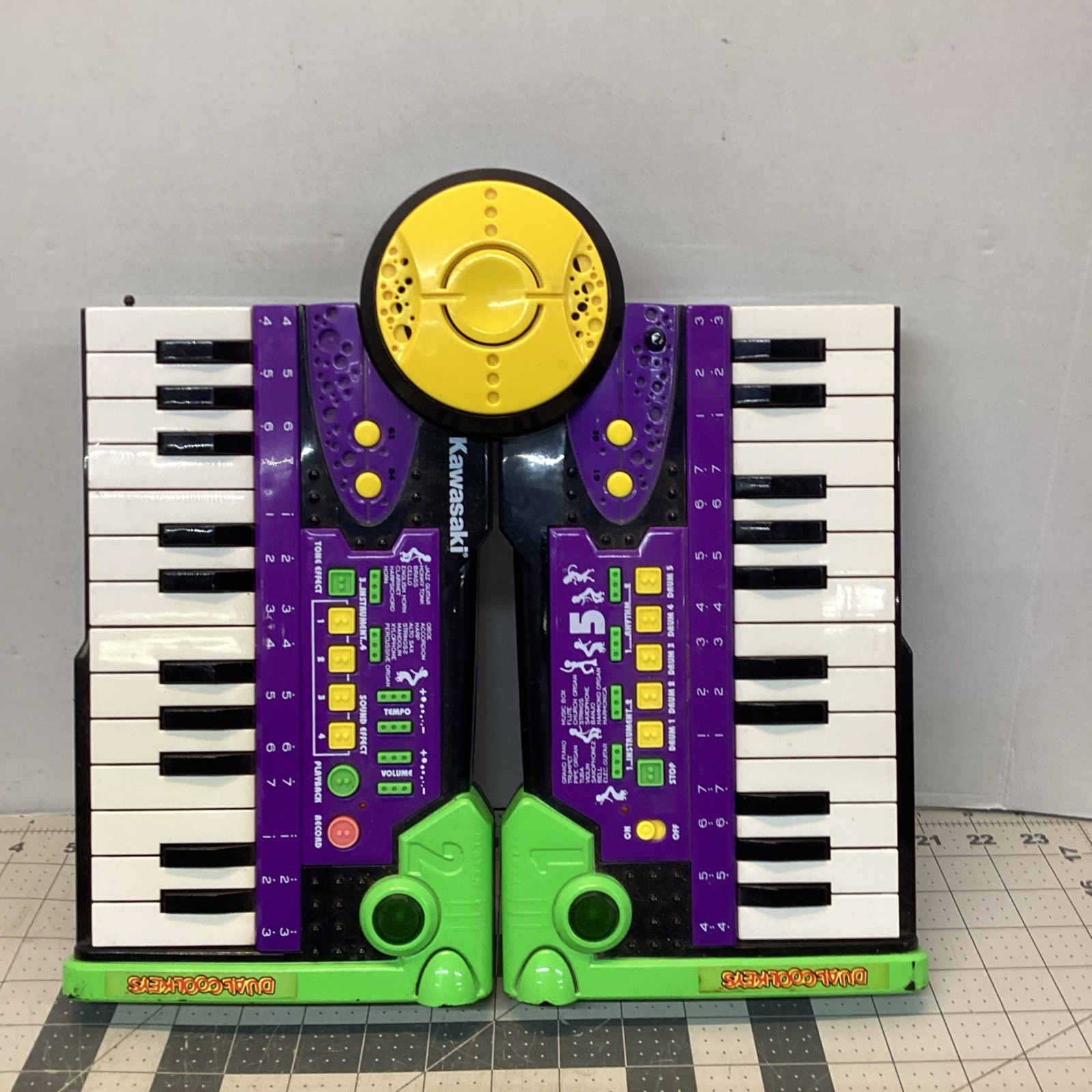 Kawasaki Dual-Cool-Keys 48 keys Keyboard  Electronic Childs Piano Untested