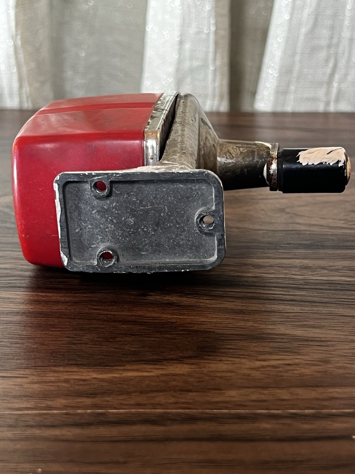 Vintage Red Pencil Sharpener Apsco Midget Desk or Wall Mount Old School