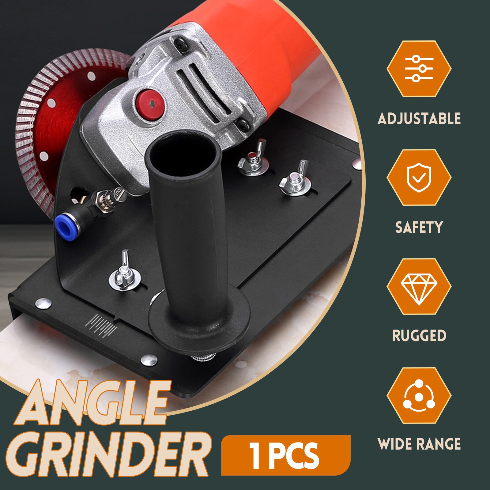 Angle Grinder Stand for Tile 45 Degree Chamfer Cutting Tile Chamfering Tool NEW