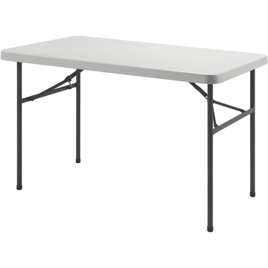 Lorell Ultra-Lite Banquet Table - Light Gray Rectangle 48w X 30d X 29h 2" thick