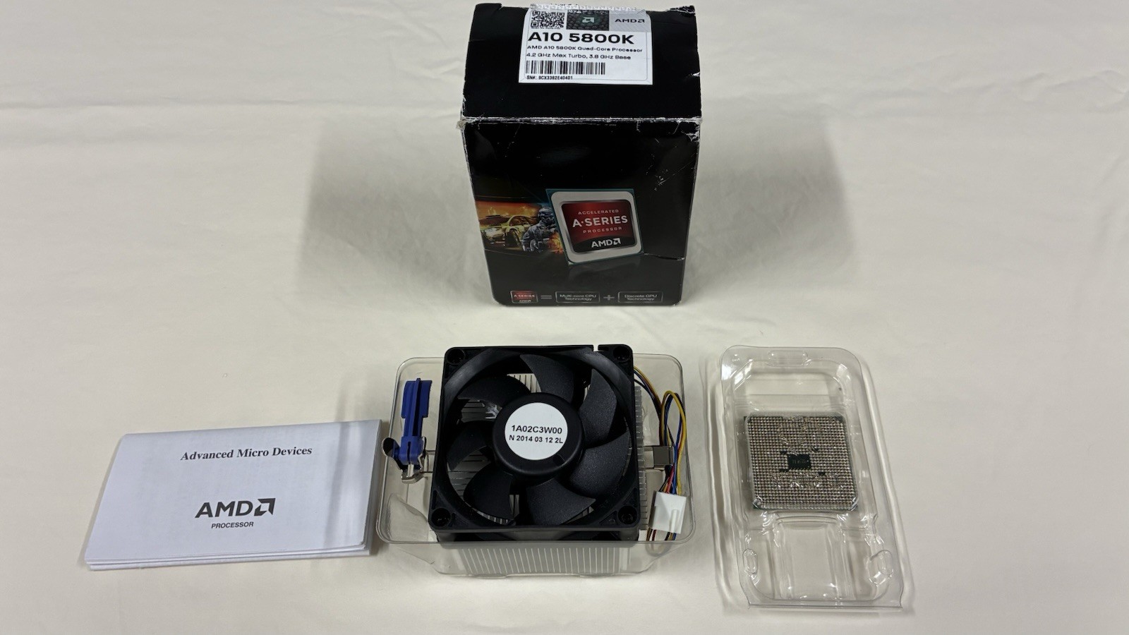 AMD A10-5800K Socket FM2 A10-Series Quad-Core 3.8GHz 4M 100W CPU Processor