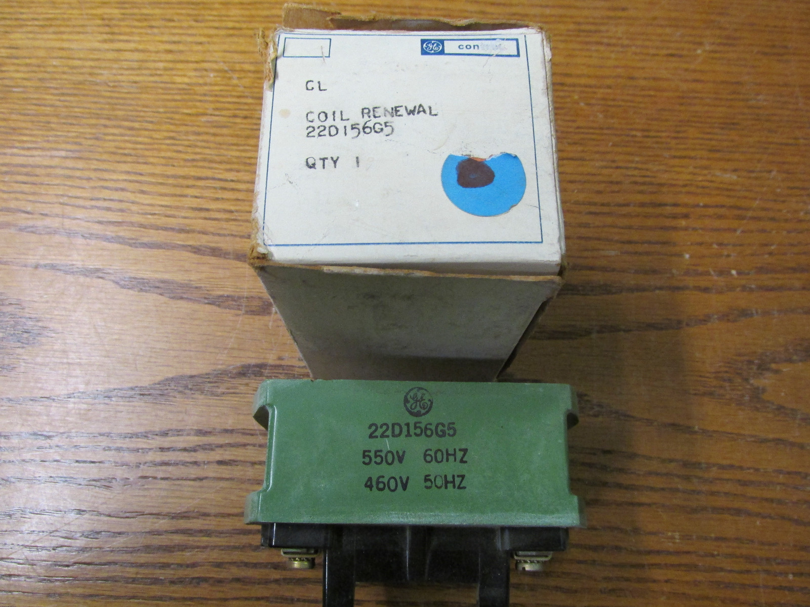 NEW NOS GE General Electric 22D156G5 Coil 550 Volts 60 Hertz 460 Volts 50 Hz