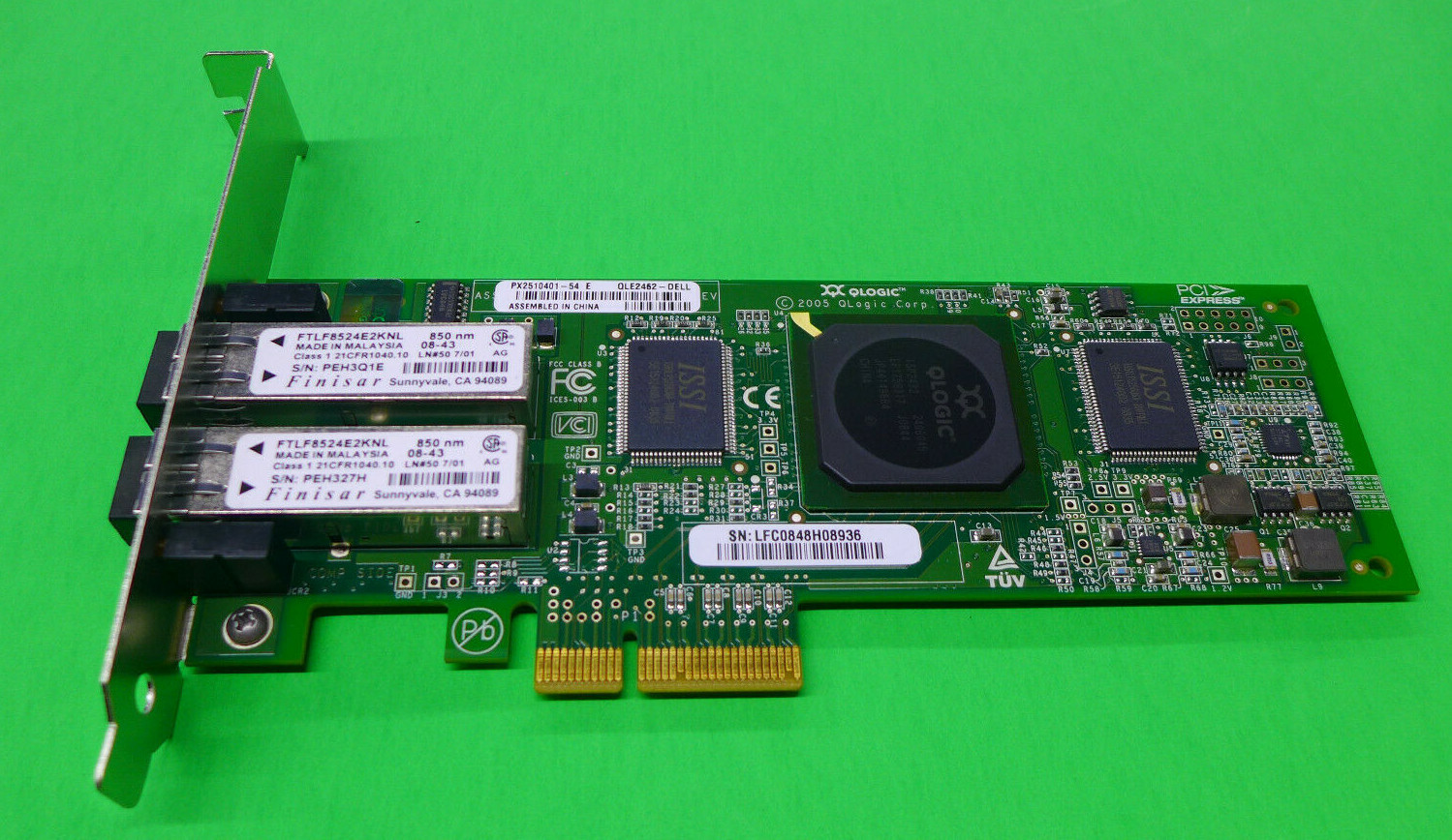 Dell QLE2462 4GB Dual Port FC PCI-e Host Bus Adapter KC184