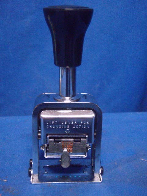 ERTAN AUTOMATIC NUMBERING MACHINE MODEL 188