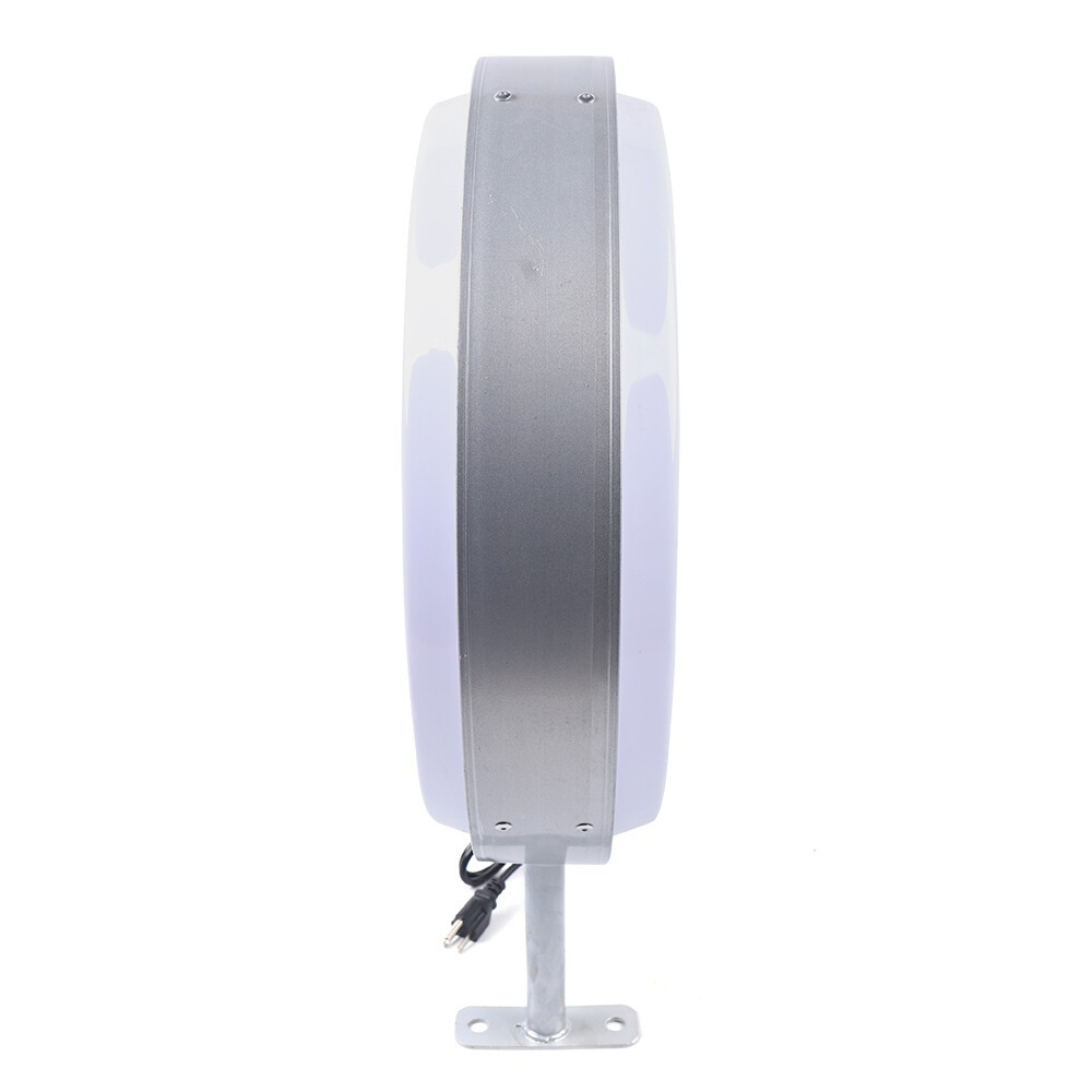 24" LED Double Sided Round Light Box Outdoor Sign Advertising Projecting Light