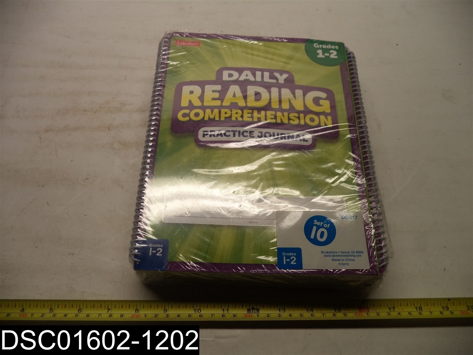 QTY=10: DD817 Lakeshore Grade 1-2 Daily Reading Practice Journals