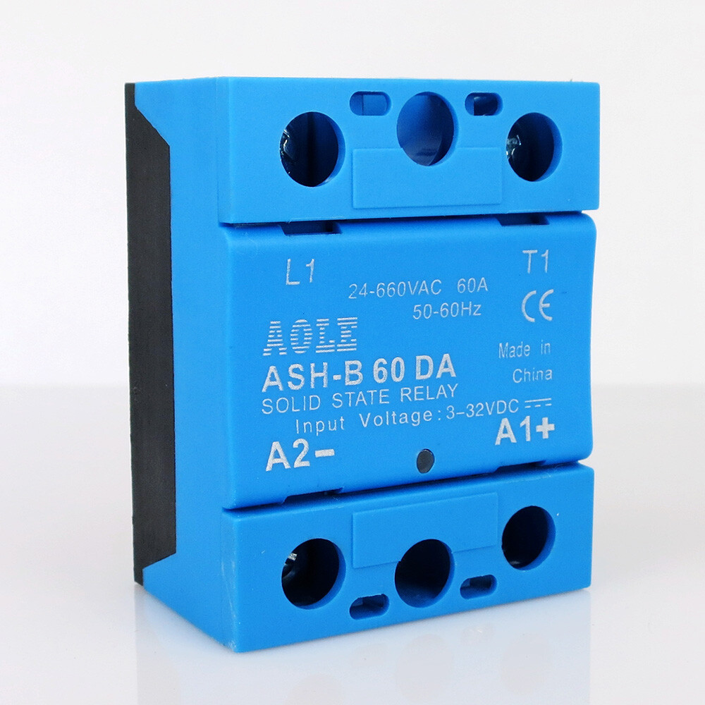 Single-phase solid state relay small ASH-B 60DA metal backplane DC-AC 660V