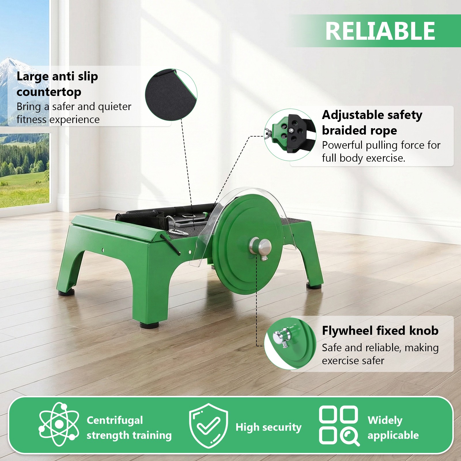 Gym Flywheel Trainer Centrifuge, Full Body Workouts System for Home, Office