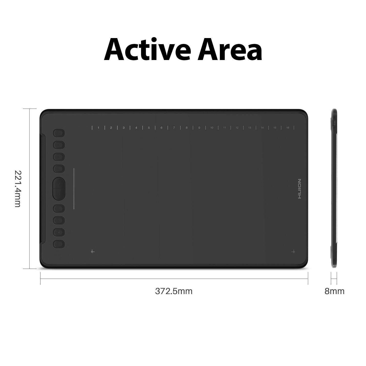 HUION Inspiroy H1161 Graphics Drawing Tablet Android Certified Refurbished