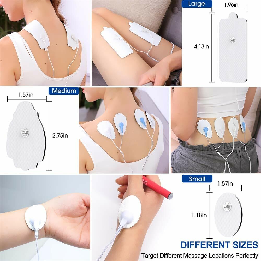 20pcs Replacement Patches for TENS Unit Electrode Electrodes Pads Electrotherapy