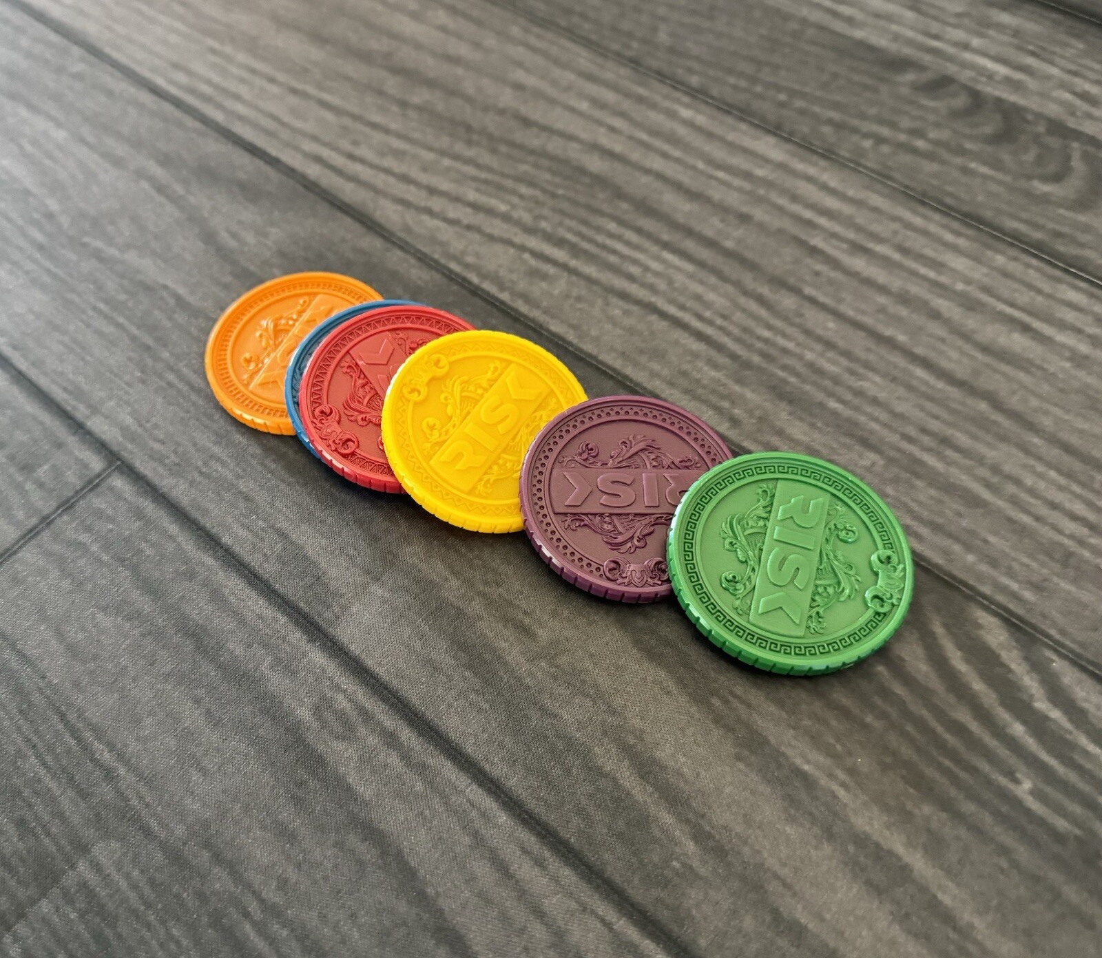 RISK Strike | All 6 Domination Coins | Official Replacement/Extra Game Pieces