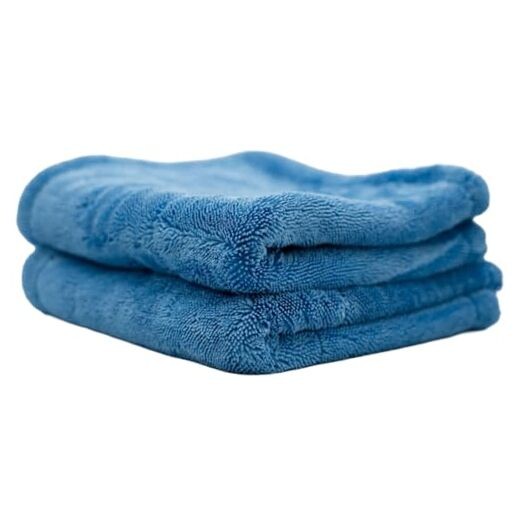 THOR Baby Goat: Microfiber Drying Towels for Cars 18x20in, 1200 GSM Korean Blue