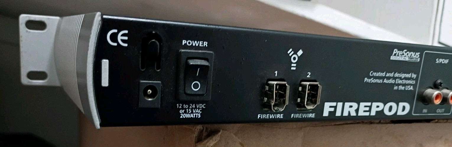 PreSonus FirePod Digital Audio FireWire Recording Interface 24 Bit/96K