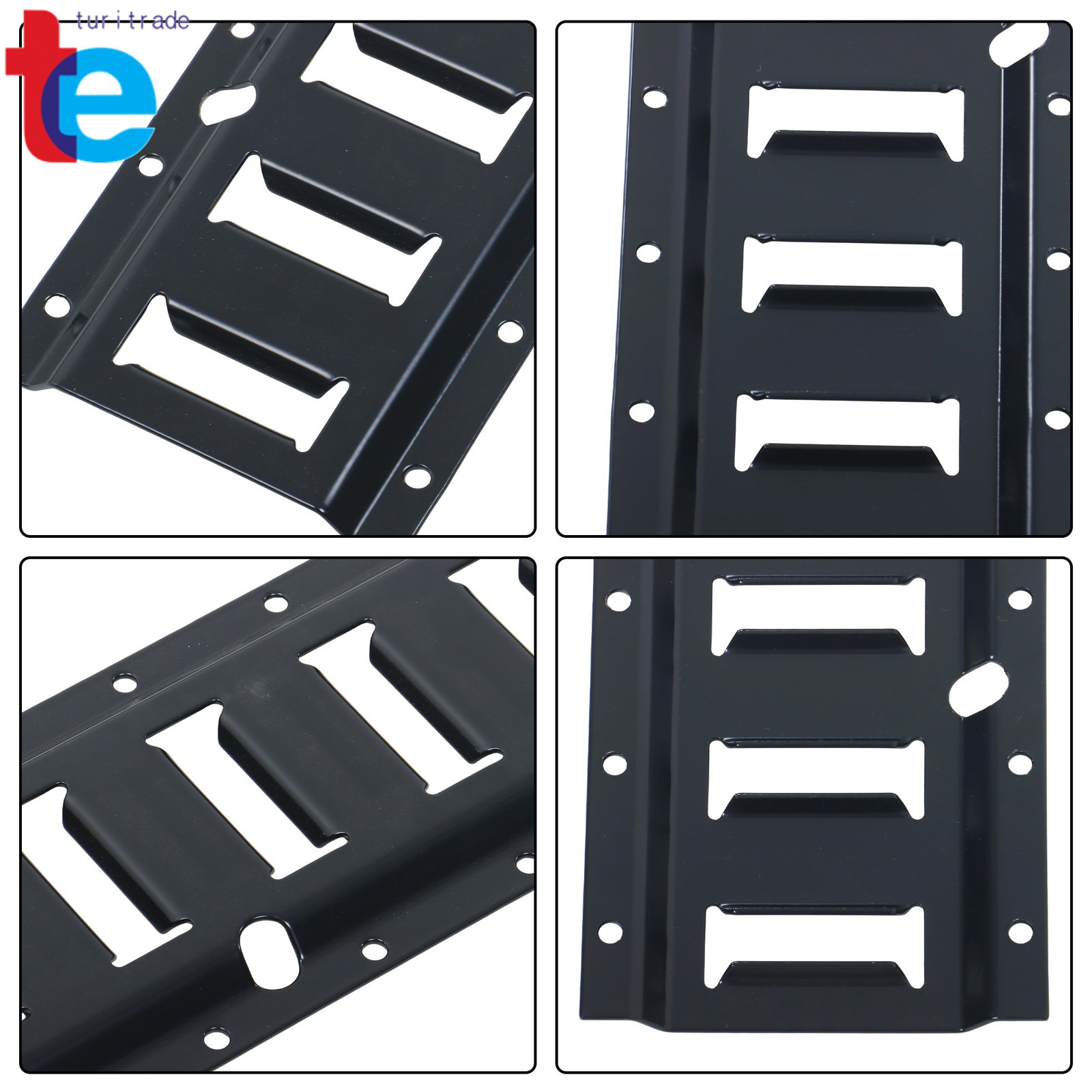 5 Pack 8' E Track Tie Down Rail Kit Fit For Garages Vans Trailers Tie Downs