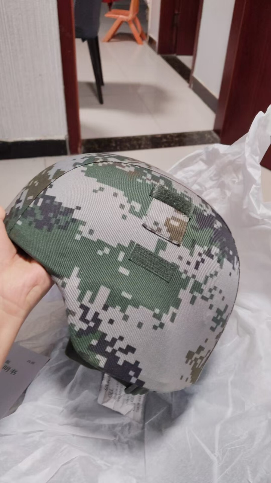 Chinese ARMY PLA Military surplus type 19 woodland camo helmet genuine