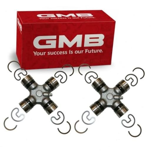 2 pc GMB Rear Shaft All Universal Joints Compatible with Dodge Ram 1500 2000