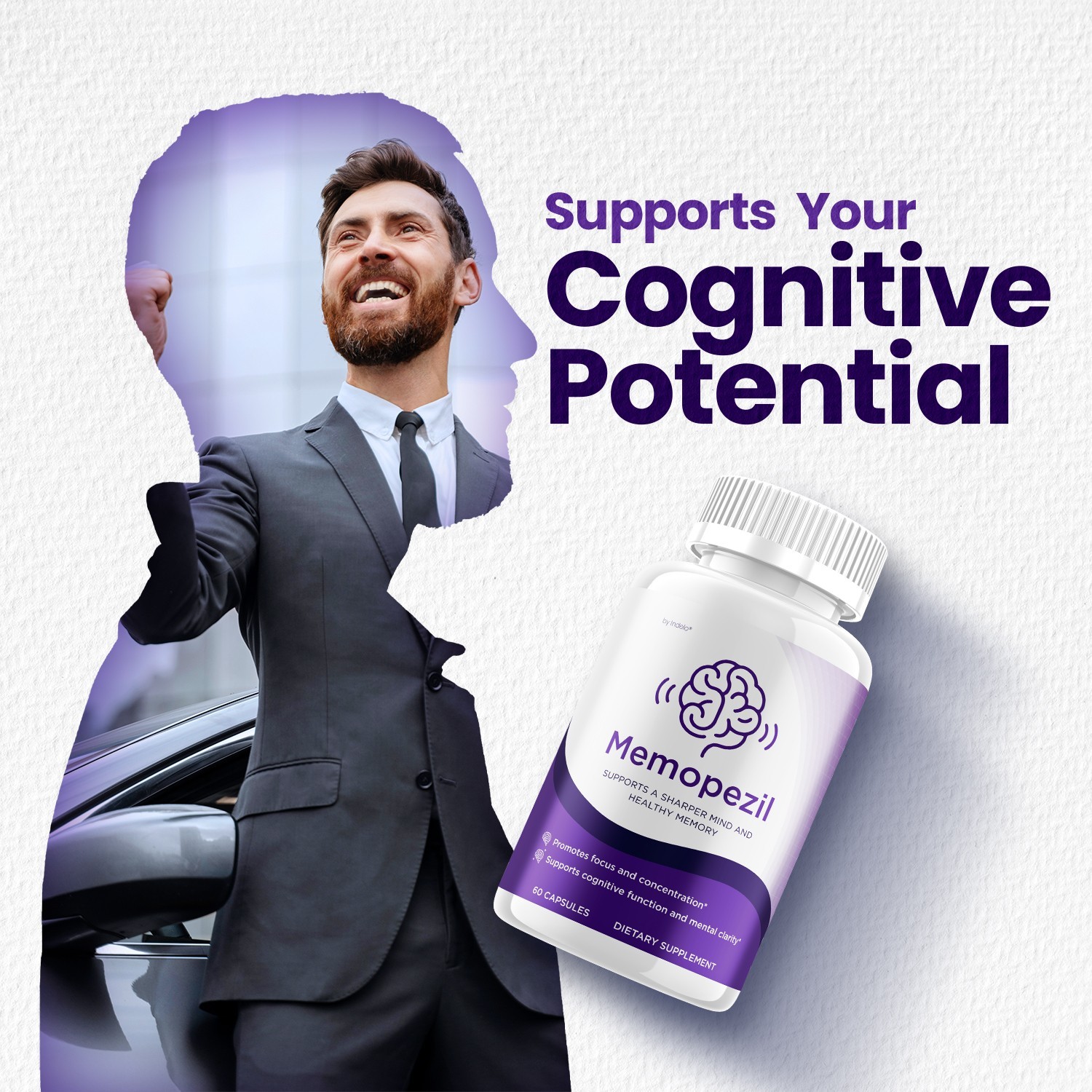 (5 Pack) Memopezil Capsules – Memopezil Natural Blend Memory Focus Support