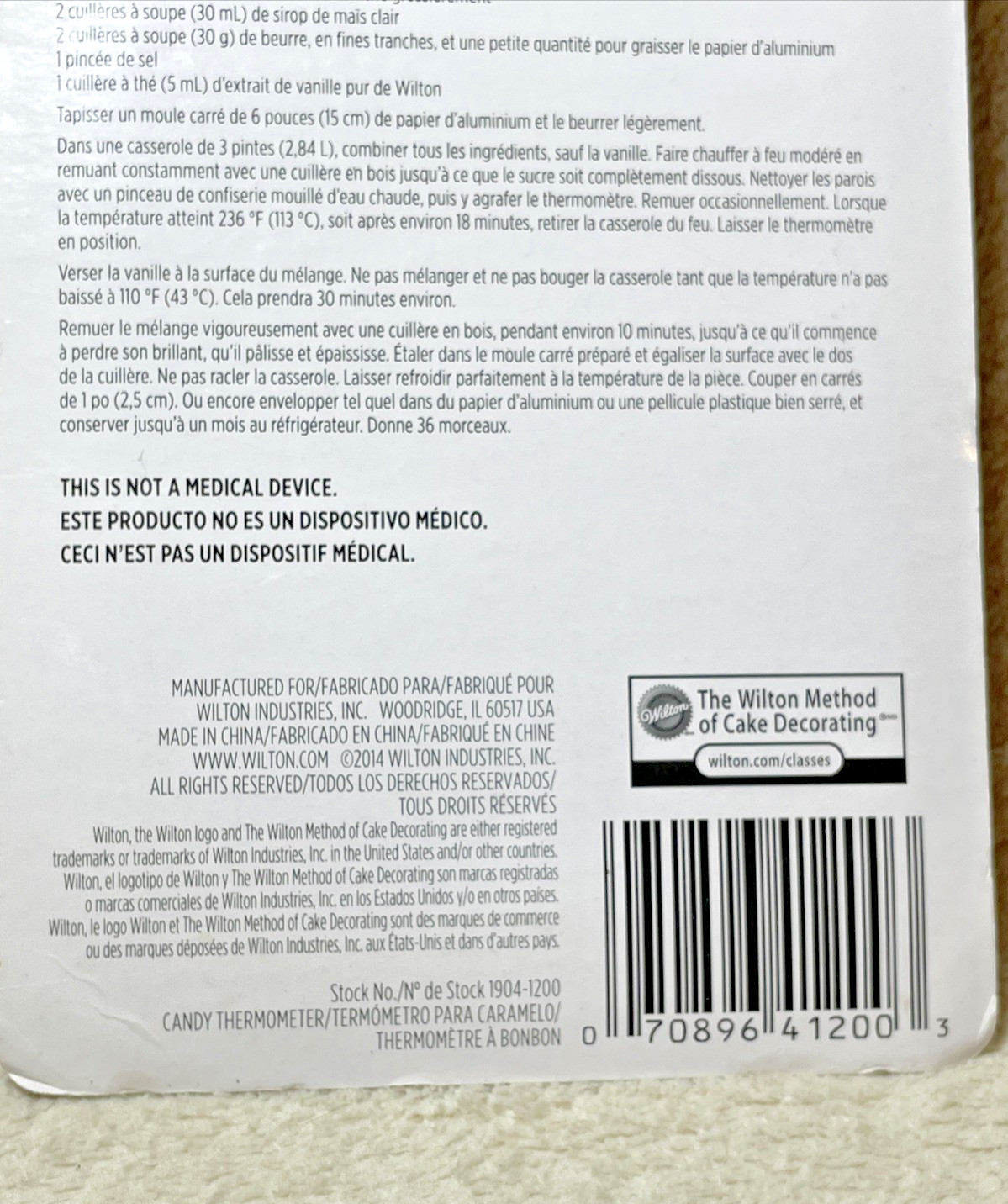 Wilton Candy Thermometer