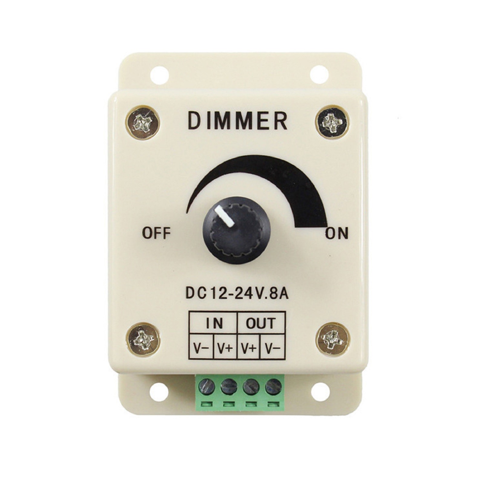 DC 12V 24V LED Dimmer Switch 8A Brightness Controller For LED Strip Light Lamp D