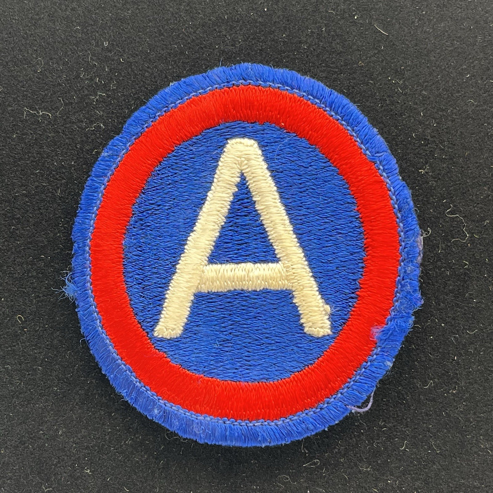 Vintage US Army 3rd Army Command Dress Colored Embroidered Sew On Patch