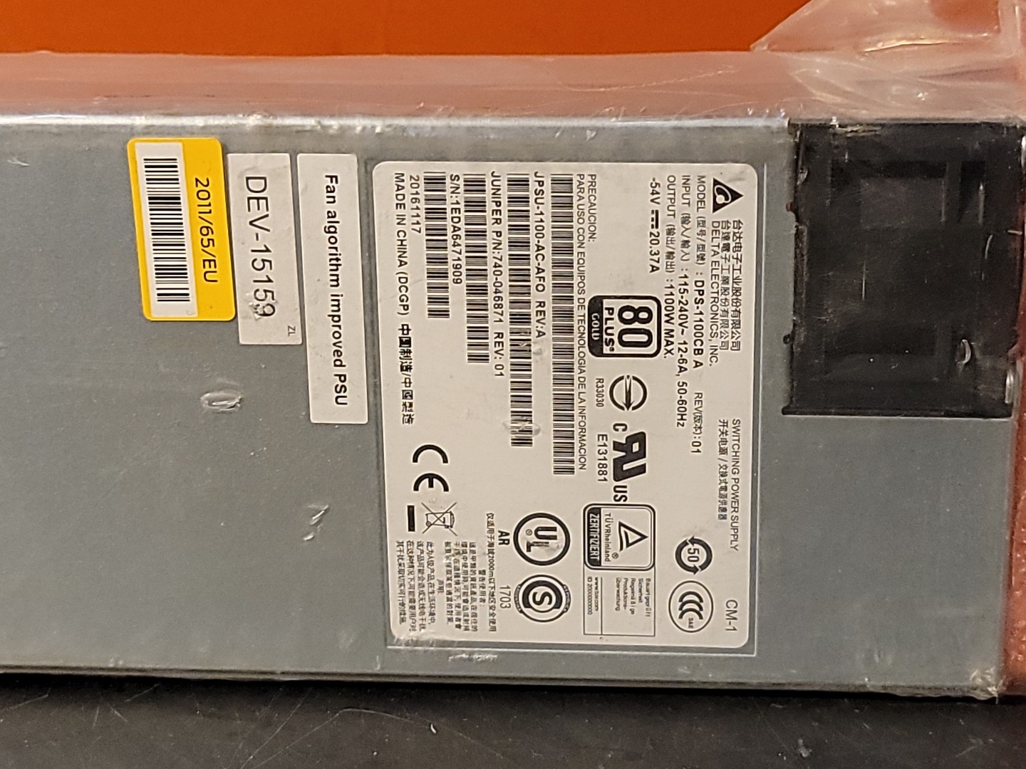 Delta Electronics DPS-1100CB-2 A 1100w Dell Switching Power Supply Switch ~ NIB