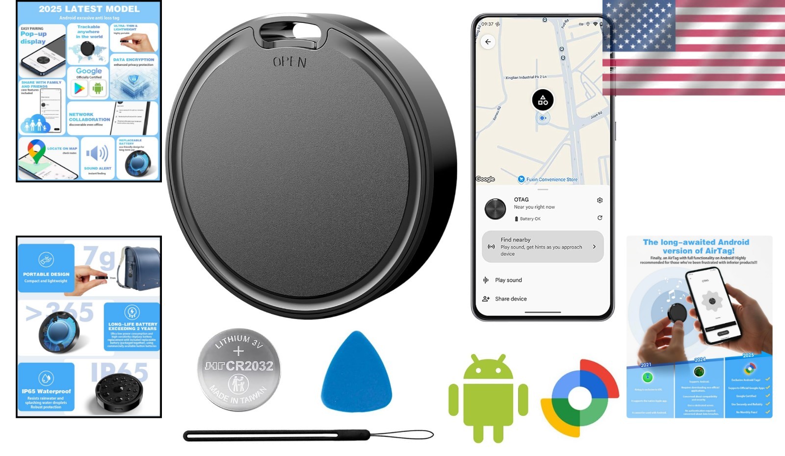 Advanced Bluetooth Tracker Tags for Android - Shareable & Long-Lasting Solutions