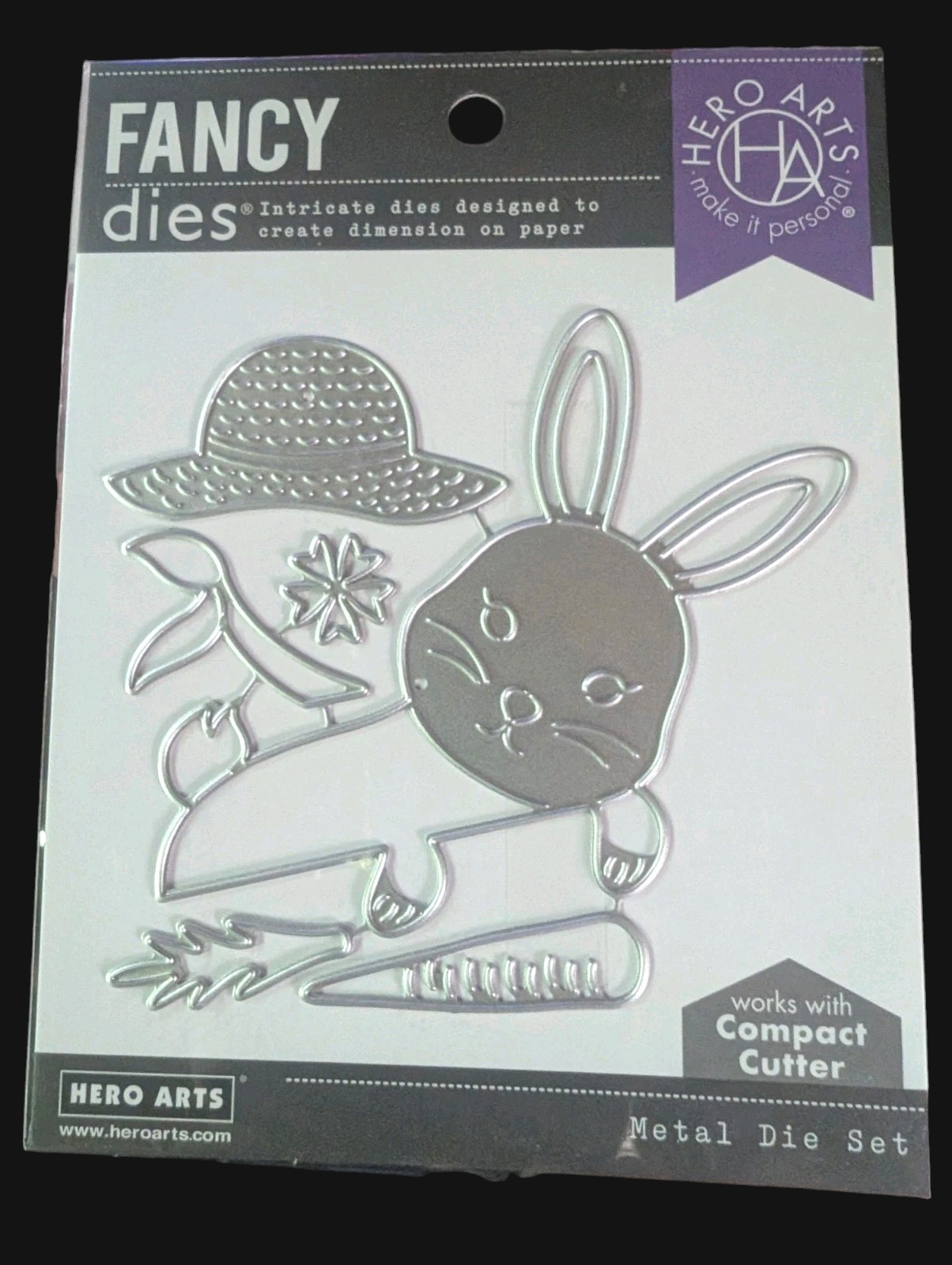 Hero Arts PEEKING BUNNY Steel Fancy Cutting Die Set