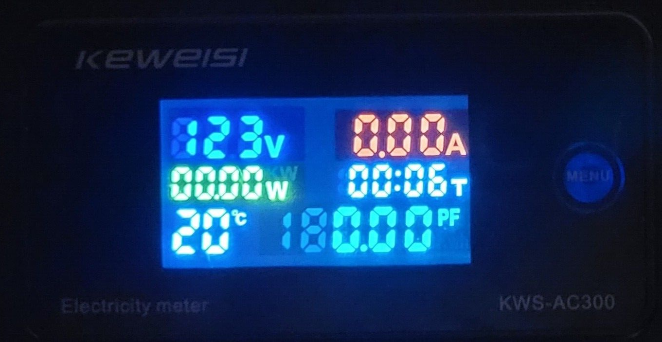 Iceriver Ks3 Kilowatt meter-analyzer (READ!!) Watts, amp, voltage, total, ect