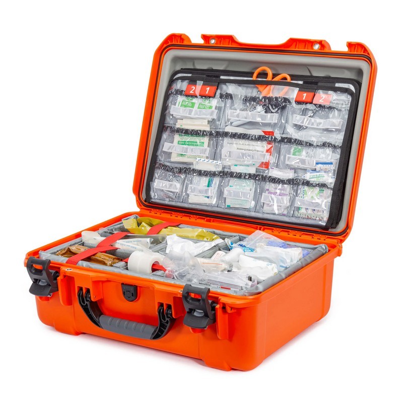940 EMS Equipment Case with Dividers - Orange