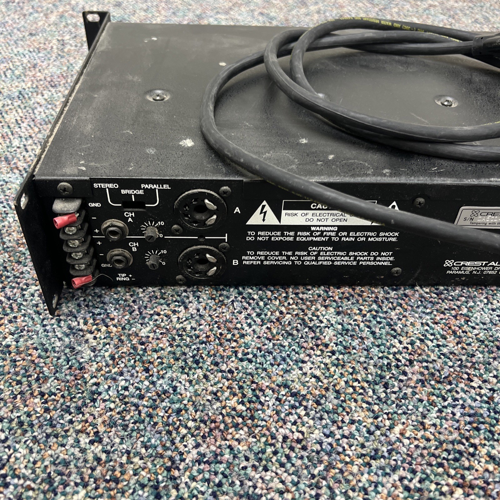 Crest Audio LA601 Power Amplifier LA 601