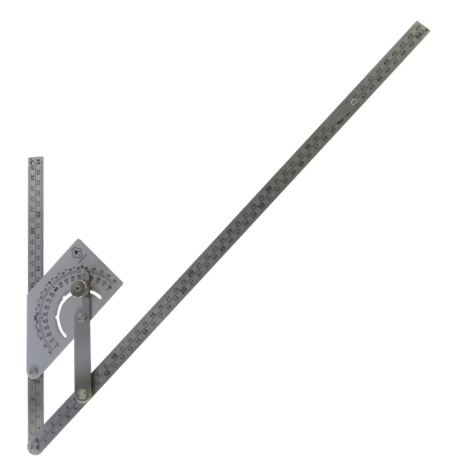 Precision Stainless Steel Angle Finder Protractor for Metal Bending 0-180Â°