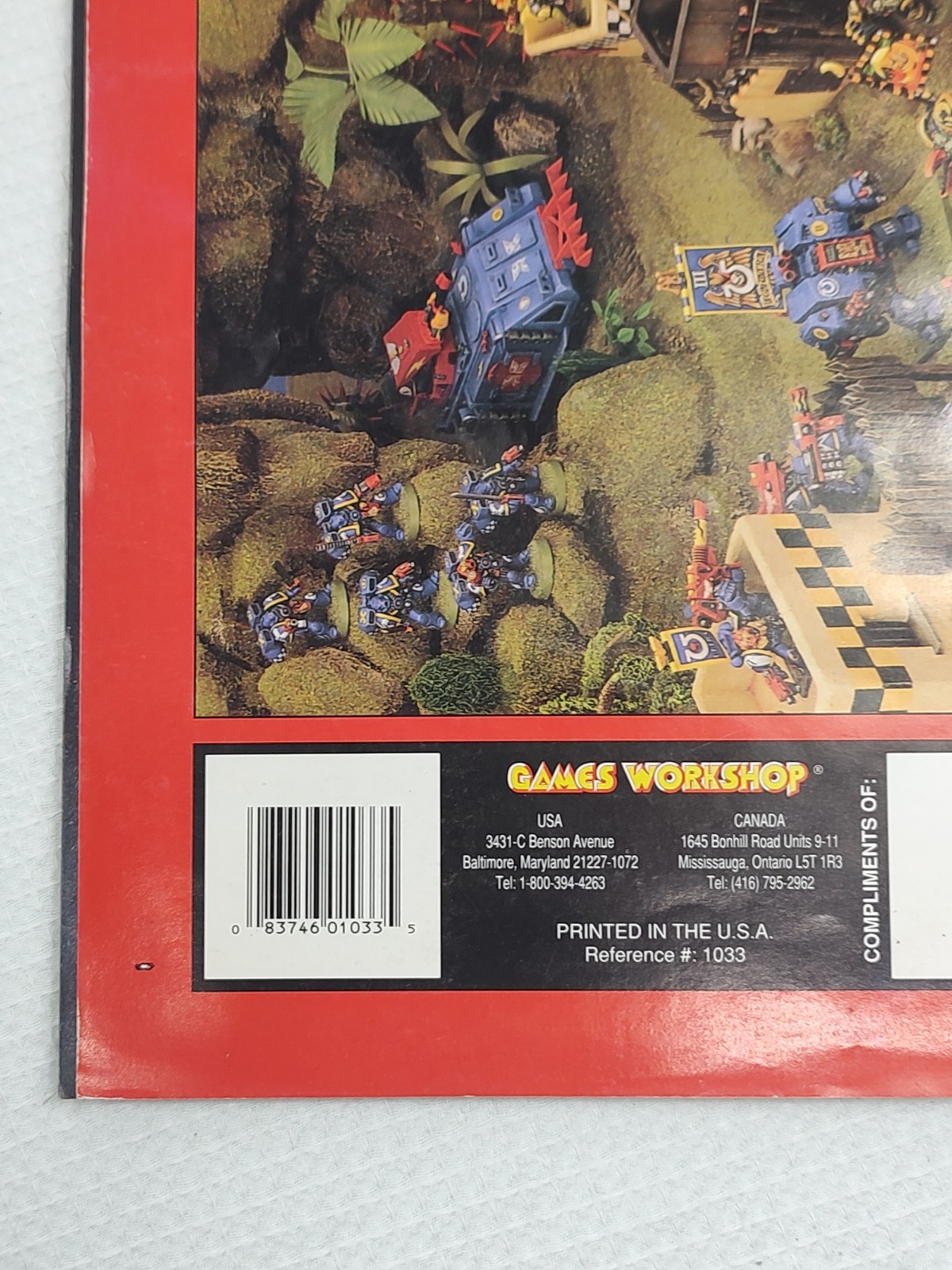 Games Workshop 1996 Citadel Miniatures Catalog Good Shape Warhammer 40K WFB
