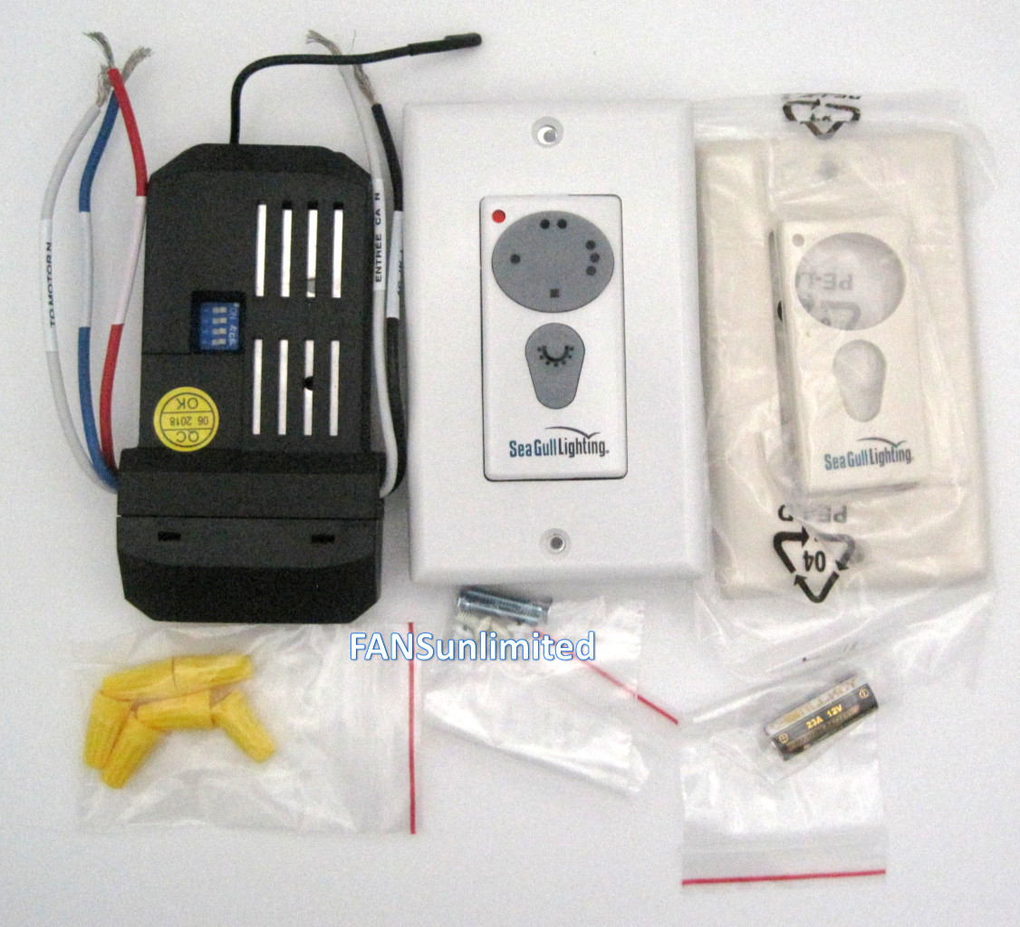 Emerson SW102 Replacement Ceiling Fan Wall Control Kit INCLUDES BATTERY