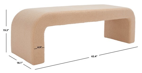 Safavieh Caralynn Upholstered Bench, Reduced Price 2172719484 SFV5027D