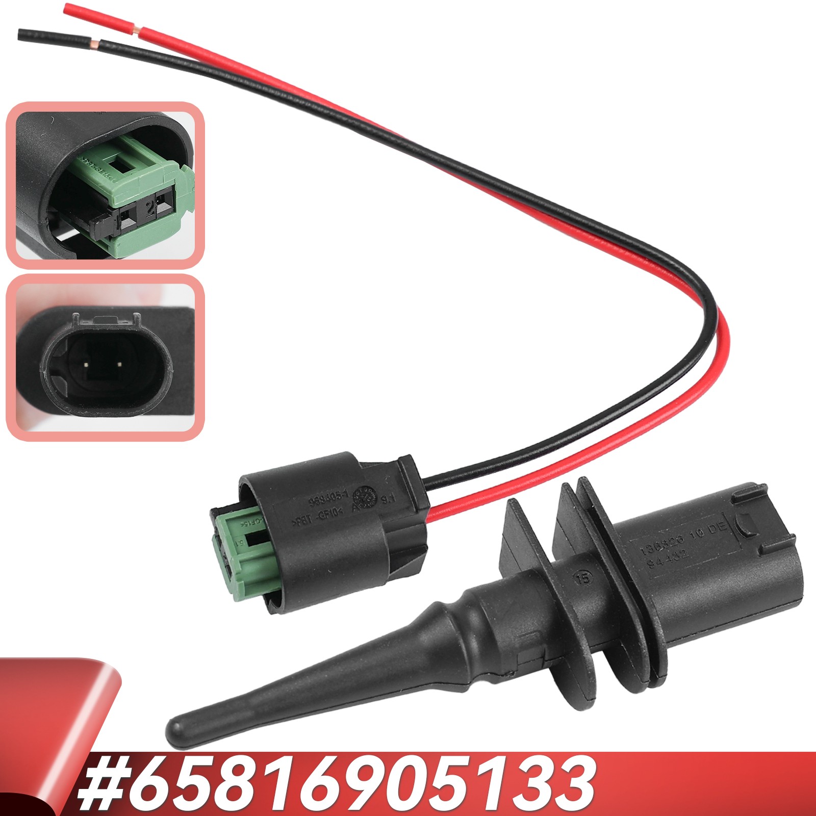 Outside Air Ambient Temperature Temp Sensor_For BMW E46 E39 E38 E90 X3 X5 X6 Z4