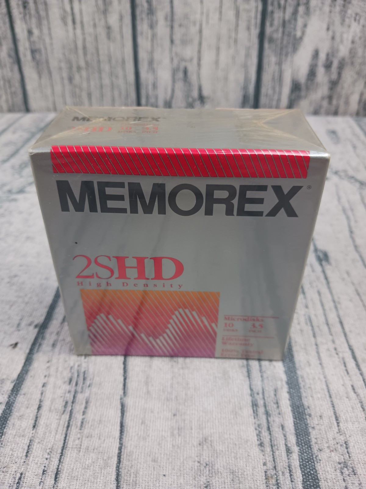 Memorex 2SHD 3.5" High Density Microdisks New 10 Sealed Vintage