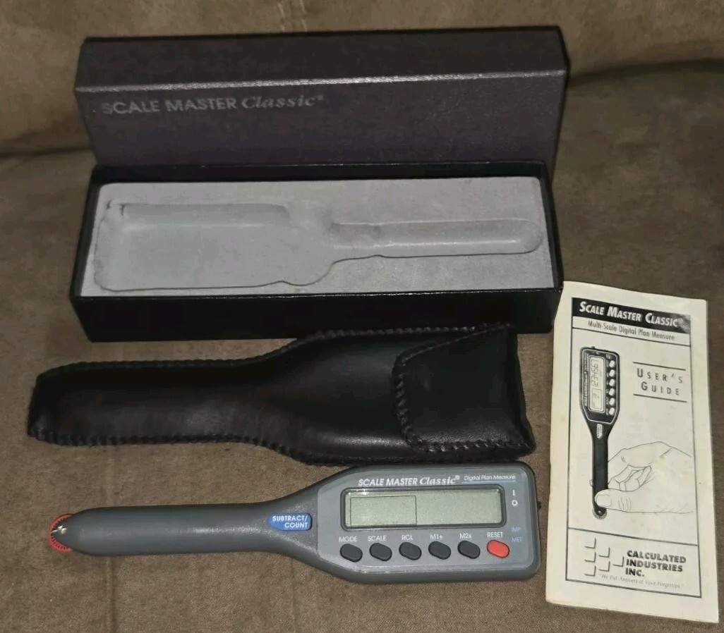 Calculated Industries Scale Master Classic 6015 Digital Plan Estimating Tool