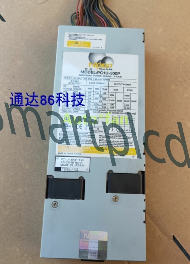 1PCS PC1U-300P power supply NIPRON PC1U-300P-E2S