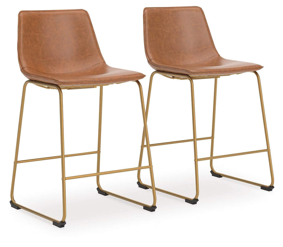 Signature Design by Ashley Lexadine Counter Height Bar Stools, Set of 2 –