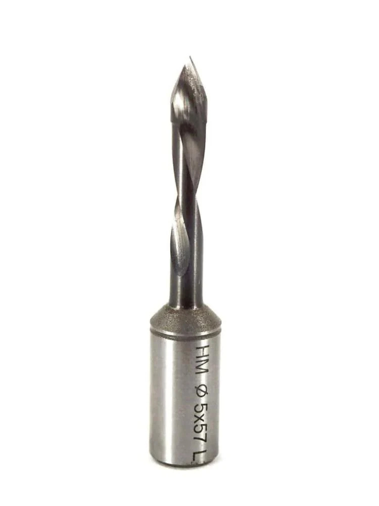 Whiteside DT5-57LHSC Left Hand V-Point Dowel Drill Solid Carbide, 5mmCD, 57mmOAL