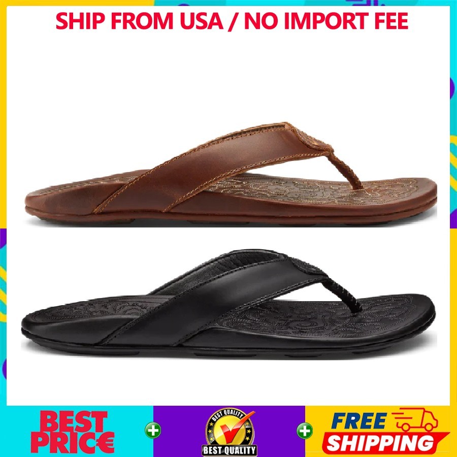 SALE! Mekila Men’s High-Character Leather Sandals - 100% Authentic - NEW