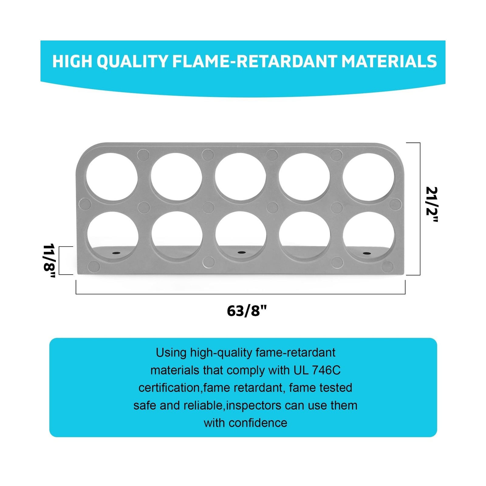 120Pack Cable Chase-Wire Bracket,Cable Support Wire Bracket Holder for NMB El...