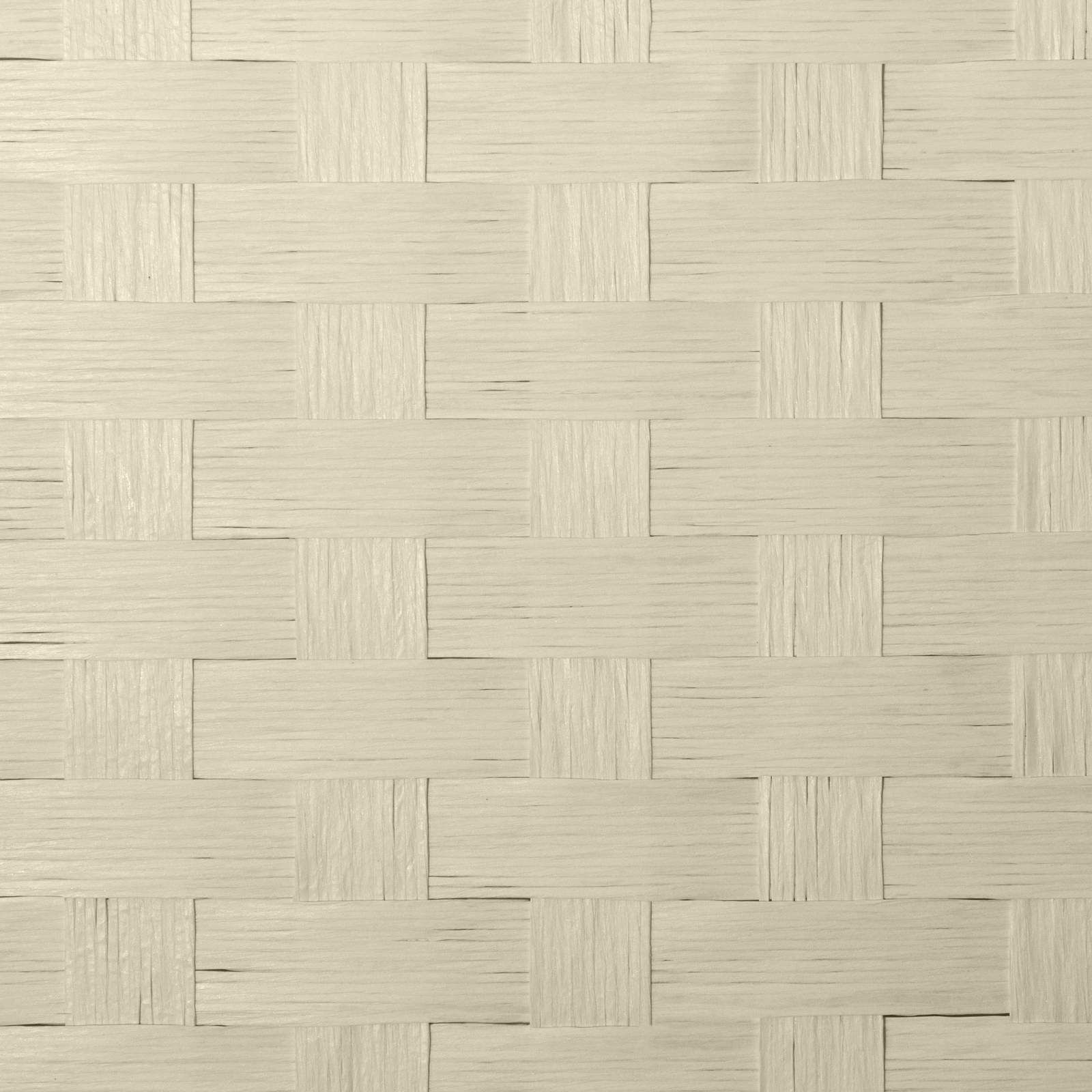 2 ft. Short Woven Fiber Folding Screen - 6 Panel - Cream